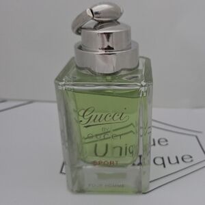 Gucci Sport Men’s Fragrance Bottle - Green and Silver